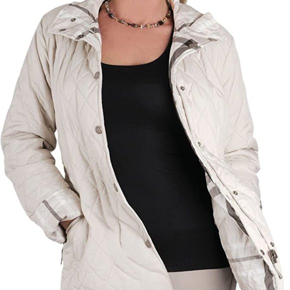 Light Reversible Barn Coat Jacket | US 14-16 - Picture 1 of 15